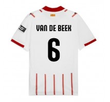 Girona Donny van de Beek #6 Koszulka Podstawowa 2025-26 Krótki Rękaw